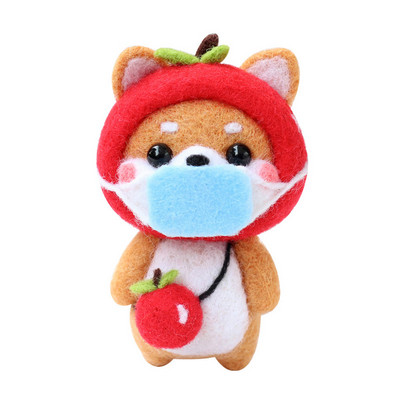 LMDZ 1Gb vilnas filca materiālu komplekts lelles vilnas filca ar rokām darināts adatu filcēšanas komplekts, kas nav pabeigts, izdurts komplekts amatniecības hobijam.