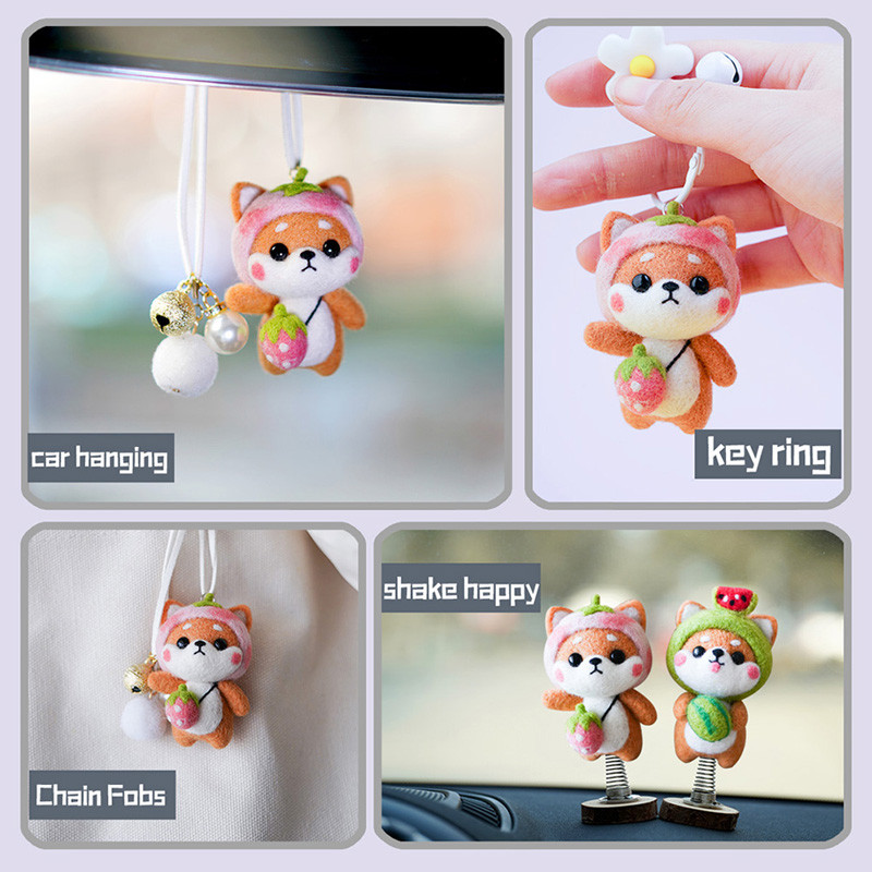 LMDZ 1Gb vilnas filca materiālu komplekts lelles vilnas filca ar rokām darināts adatu filcēšanas komplekts, kas nav pabeigts, izdurts komplekts amatniecības hobijam.