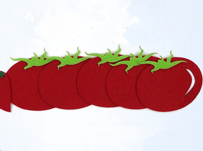 Vaisinės daržovės Sieninis lipdukas Rankų darbo animacinis filmas „Pasidaryk pats“ veltinio amatų mokykla Neaustinis pleistras, aplikacinis padėklas, darželio apdaila