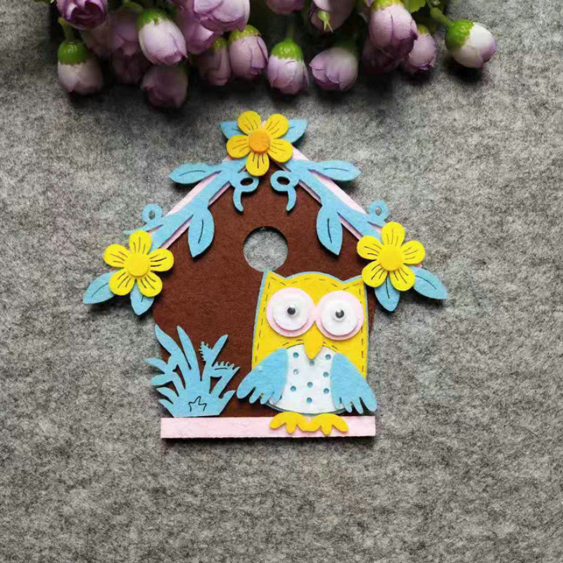 Karikatūra Dzīvnieki Neausts filcs griešanas filcs Dinozaurs Mājai Bērnu istaba Bērnudārzs Klase Dekors Sienas Uzlīmes Bērniņam jauka rotaļlieta