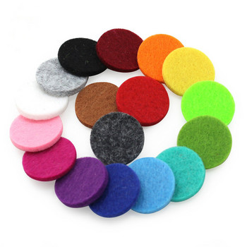 TN 100Pcs Thicken Round Wool Felt Diy Crafts for Kids Πολύχρωμο υλικό τσόχα DIY Ύφασμα ραπτικής για παιχνίδια Τσάντες κεφαλής Απλικέ