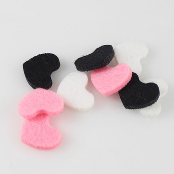 TN 100Pcs Thicken Round Wool Felt Diy Crafts for Kids Πολύχρωμο υλικό τσόχα DIY Ύφασμα ραπτικής για παιχνίδια Τσάντες κεφαλής Απλικέ