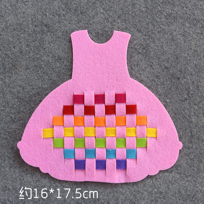 TN DIY Neaustie zvaigžņu aušanas mācību līdzekļi Bērnu rotaļlieta, ar rokām darināta filca rokdarbu bērnudārza dekorēšana, plāksteris, bērnu pirmsskolas izglītība