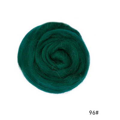 MIUSIE 50/100g Tumši zaļa sērija Vilna Šķiedra Ziedu Dzīvnieku Vilnas Filcēšana Roku darbs Vērpšana DIY Amatniecības materiāli Instrumenti Filcēšana Vilna