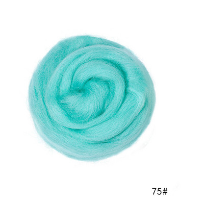 MIUSIE 50/100g Tumši zaļa sērija Vilna Šķiedra Ziedu Dzīvnieku Vilnas Filcēšana Roku darbs Vērpšana DIY Amatniecības materiāli Instrumenti Filcēšana Vilna