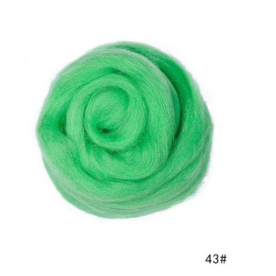 MIUSIE 50/100g Tumši zaļa sērija Vilna Šķiedra Ziedu Dzīvnieku Vilnas Filcēšana Roku darbs Vērpšana DIY Amatniecības materiāli Instrumenti Filcēšana Vilna