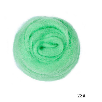 MIUSIE 50/100g Tumši zaļa sērija Vilna Šķiedra Ziedu Dzīvnieku Vilnas Filcēšana Roku darbs Vērpšana DIY Amatniecības materiāli Instrumenti Filcēšana Vilna