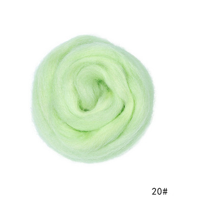 MIUSIE 50/100g Tumši zaļa sērija Vilna Šķiedra Ziedu Dzīvnieku Vilnas Filcēšana Roku darbs Vērpšana DIY Amatniecības materiāli Instrumenti Filcēšana Vilna