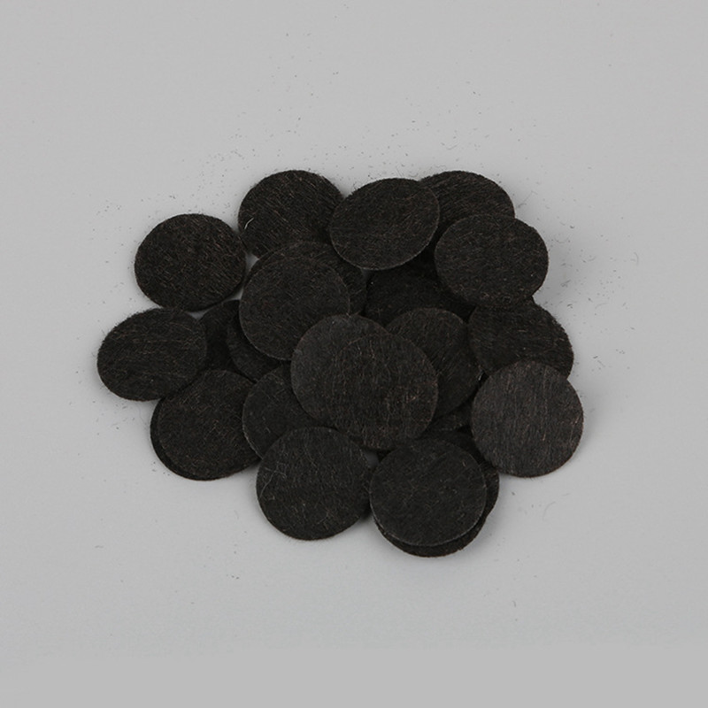 Apvalios veltinio audinio pagalvėlės Patch Die Cut Circle veltinio padėklas audiniams, gėlėms, plaukams, virvelėms, rankų darbo iškarpų knygelės ženkleliai Priedai