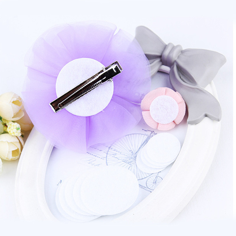 Apvalios veltinio audinio pagalvėlės Patch Die Cut Circle veltinio padėklas audiniams, gėlėms, plaukams, virvelėms, rankų darbo iškarpų knygelės ženkleliai Priedai