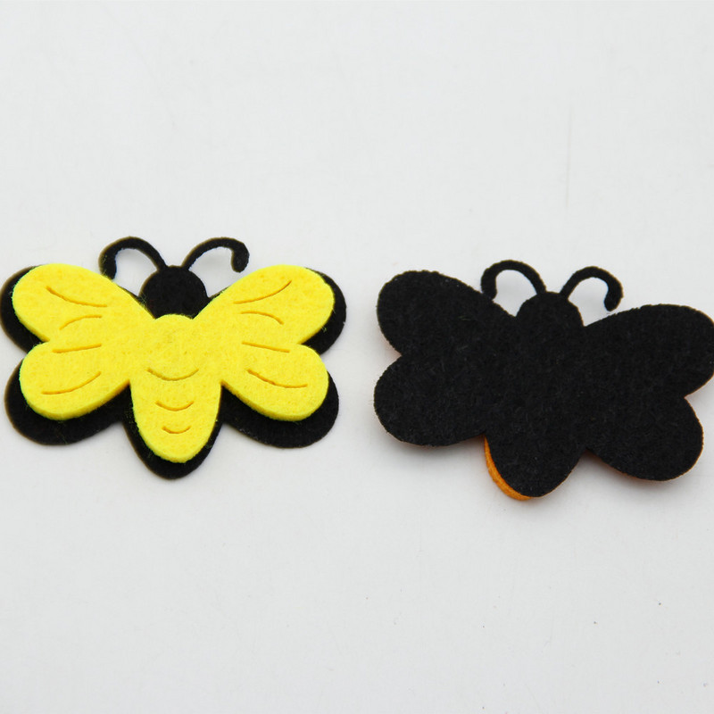 5gab jauks griešanas filcs neausta auduma filcs, jauks bišu filcs bērnu istabas siena DIY dekorācija bērnudārza uzlīme ar rokām izgatavots materiāls