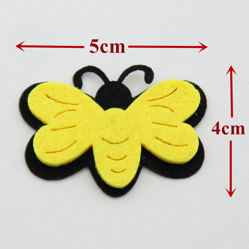 5gab jauks griešanas filcs neausta auduma filcs, jauks bišu filcs bērnu istabas siena DIY dekorācija bērnudārza uzlīme ar rokām izgatavots materiāls