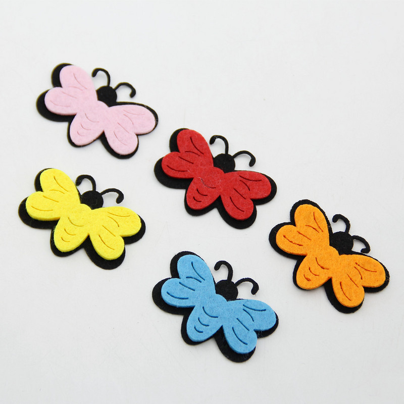 5gab jauks griešanas filcs neausta auduma filcs, jauks bišu filcs bērnu istabas siena DIY dekorācija bērnudārza uzlīme ar rokām izgatavots materiāls