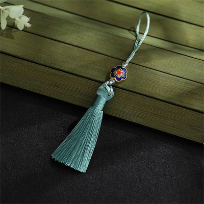 WFFNNKC 10Gb plūmju ziedu pušķu kulons Grāmatzīme Iekarināma smaile soma Automašīnas dekors Bārkstis Rotaslietas Amatniecība DIY aizkaru šūšanas aksesuārs