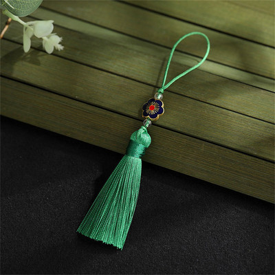 WFFNNKC 10Gb plūmju ziedu pušķu kulons Grāmatzīme Iekarināma smaile soma Automašīnas dekors Bārkstis Rotaslietas Amatniecība DIY aizkaru šūšanas aksesuārs