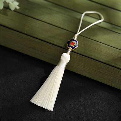 WFFNNKC 10Gb plūmju ziedu pušķu kulons Grāmatzīme Iekarināma smaile soma Automašīnas dekors Bārkstis Rotaslietas Amatniecība DIY aizkaru šūšanas aksesuārs