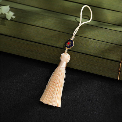 WFFNNKC 10Gb plūmju ziedu pušķu kulons Grāmatzīme Iekarināma smaile soma Automašīnas dekors Bārkstis Rotaslietas Amatniecība DIY aizkaru šūšanas aksesuārs