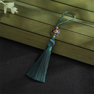 WFFNNKC 10Gb plūmju ziedu pušķu kulons Grāmatzīme Iekarināma smaile soma Automašīnas dekors Bārkstis Rotaslietas Amatniecība DIY aizkaru šūšanas aksesuārs