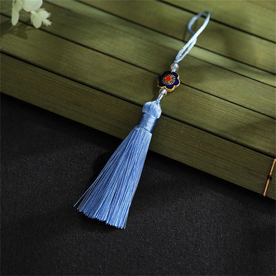 WFFNNKC 10Gb plūmju ziedu pušķu kulons Grāmatzīme Iekarināma smaile soma Automašīnas dekors Bārkstis Rotaslietas Amatniecība DIY aizkaru šūšanas aksesuārs