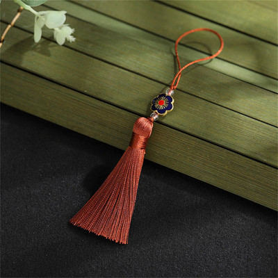 WFFNNKC 10Gb plūmju ziedu pušķu kulons Grāmatzīme Iekarināma smaile soma Automašīnas dekors Bārkstis Rotaslietas Amatniecība DIY aizkaru šūšanas aksesuārs