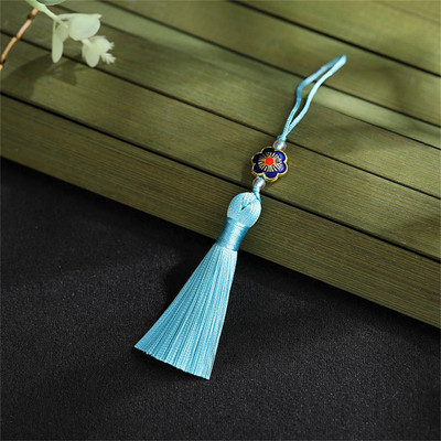 WFFNNKC 10Gb plūmju ziedu pušķu kulons Grāmatzīme Iekarināma smaile soma Automašīnas dekors Bārkstis Rotaslietas Amatniecība DIY aizkaru šūšanas aksesuārs