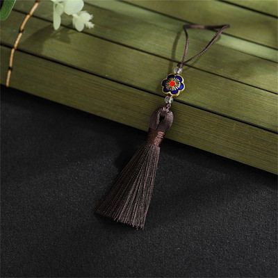 WFFNNKC 10Gb plūmju ziedu pušķu kulons Grāmatzīme Iekarināma smaile soma Automašīnas dekors Bārkstis Rotaslietas Amatniecība DIY aizkaru šūšanas aksesuārs