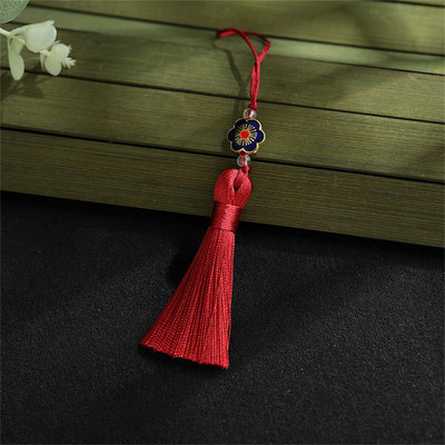 WFFNNKC 10Gb plūmju ziedu pušķu kulons Grāmatzīme Iekarināma smaile soma Automašīnas dekors Bārkstis Rotaslietas Amatniecība DIY aizkaru šūšanas aksesuārs