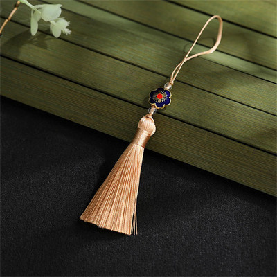 WFFNNKC 10Gb plūmju ziedu pušķu kulons Grāmatzīme Iekarināma smaile soma Automašīnas dekors Bārkstis Rotaslietas Amatniecība DIY aizkaru šūšanas aksesuārs