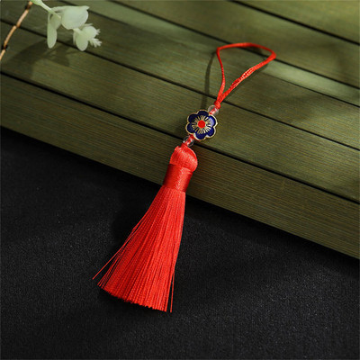 WFFNNKC 10Gb plūmju ziedu pušķu kulons Grāmatzīme Iekarināma smaile soma Automašīnas dekors Bārkstis Rotaslietas Amatniecība DIY aizkaru šūšanas aksesuārs