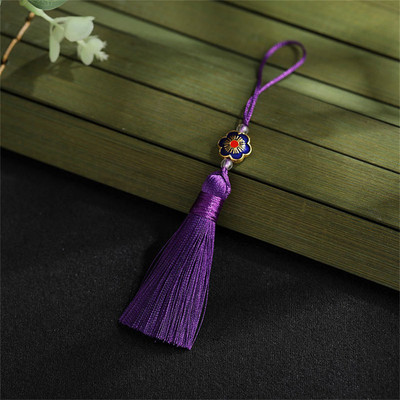 WFFNNKC 10Gb plūmju ziedu pušķu kulons Grāmatzīme Iekarināma smaile soma Automašīnas dekors Bārkstis Rotaslietas Amatniecība DIY aizkaru šūšanas aksesuārs