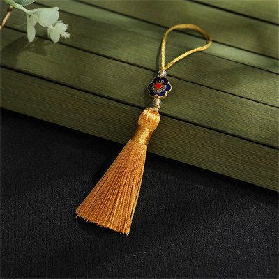 WFFNNKC 10Gb plūmju ziedu pušķu kulons Grāmatzīme Iekarināma smaile soma Automašīnas dekors Bārkstis Rotaslietas Amatniecība DIY aizkaru šūšanas aksesuārs