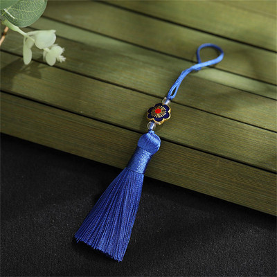 WFFNNKC 10Gb plūmju ziedu pušķu kulons Grāmatzīme Iekarināma smaile soma Automašīnas dekors Bārkstis Rotaslietas Amatniecība DIY aizkaru šūšanas aksesuārs