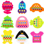 Ar rokām Bērni Augstas kvalitātes neaustas klips Bērnu mācību rotaļlietas DIY filca audums Amatniecība bērnudārza agrīna apmācība