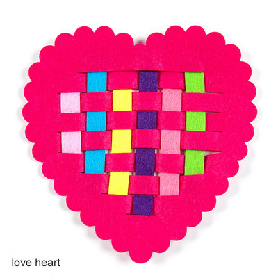 Ar rokām Bērni Augstas kvalitātes neaustas klips Bērnu mācību rotaļlietas DIY filca audums Amatniecība bērnudārza agrīna apmācība