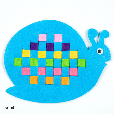 Ar rokām Bērni Augstas kvalitātes neaustas klips Bērnu mācību rotaļlietas DIY filca audums Amatniecība bērnudārza agrīna apmācība