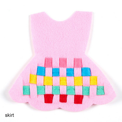 Ar rokām Bērni Augstas kvalitātes neaustas klips Bērnu mācību rotaļlietas DIY filca audums Amatniecība bērnudārza agrīna apmācība