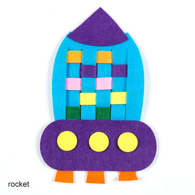 Ar rokām Bērni Augstas kvalitātes neaustas klips Bērnu mācību rotaļlietas DIY filca audums Amatniecība bērnudārza agrīna apmācība