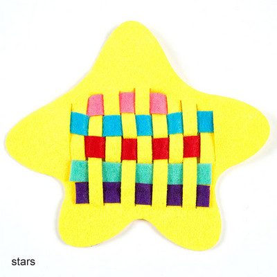 Ar rokām Bērni Augstas kvalitātes neaustas klips Bērnu mācību rotaļlietas DIY filca audums Amatniecība bērnudārza agrīna apmācība