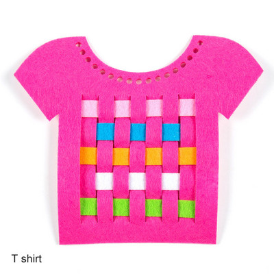 Ar rokām Bērni Augstas kvalitātes neaustas klips Bērnu mācību rotaļlietas DIY filca audums Amatniecība bērnudārza agrīna apmācība