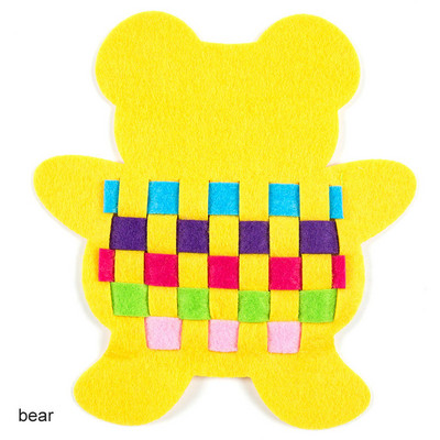 Ar rokām Bērni Augstas kvalitātes neaustas klips Bērnu mācību rotaļlietas DIY filca audums Amatniecība bērnudārza agrīna apmācība