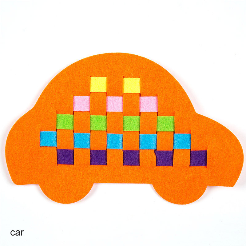 Ar rokām Bērni Augstas kvalitātes neaustas klips Bērnu mācību rotaļlietas DIY filca audums Amatniecība bērnudārza agrīna apmācība