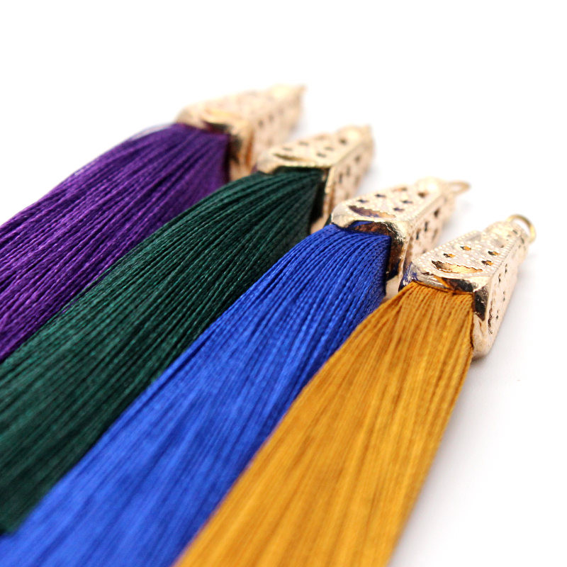 4 gab. 90 mm metāla vāciņš ar bārkstīm gredzenu pušķi Kulonu pakaramais apģērbam Skatuves kleita Aizkaru festivāla dekorācijas aksesuāri