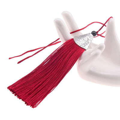 4gab 80 mm sudraba konusa vāciņš ar bārkstīm, pušķi Kulonu pakaramais apģērbam Skatuves kleita Aizkaru festivāla dekorācijas aksesuāri