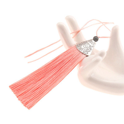 4gab 80 mm sudraba konusa vāciņš ar bārkstīm, pušķi Kulonu pakaramais apģērbam Skatuves kleita Aizkaru festivāla dekorācijas aksesuāri