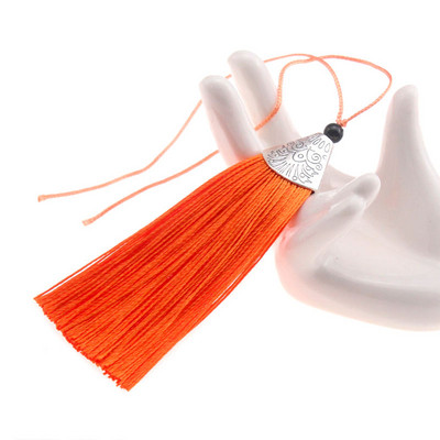 4gab 80 mm sudraba konusa vāciņš ar bārkstīm, pušķi Kulonu pakaramais apģērbam Skatuves kleita Aizkaru festivāla dekorācijas aksesuāri