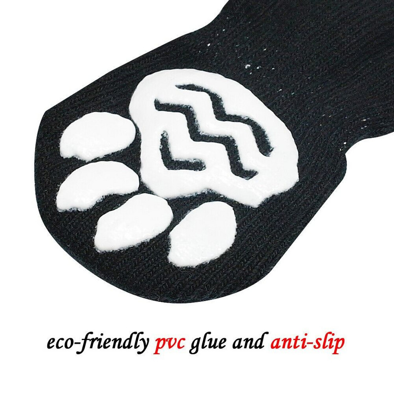 Neslīdošas trikotāžas suņu zeķes Ķepu apdruka Mājdzīvnieku kucēnu Apavi Mīksta Kokvilna Pretslīdes Lietus Sniega Mājdzīvnieku Zābaki Ķepu aizsargi Čivavam