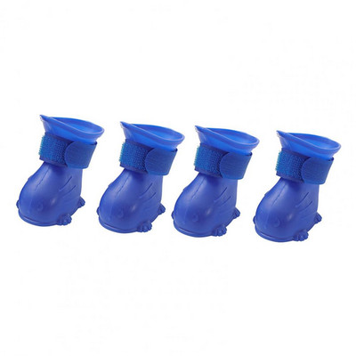 4Gb Stilīgi mājdzīvnieku suņu kaķu pēdu spīļu pārsegi Lietus apavi Mājdzīvnieku apavi Stiprinājuma lentes Nodilums