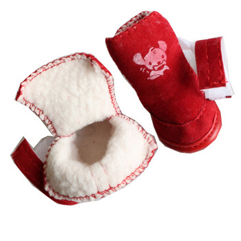 Παπούτσια σκύλου Thickened Lamb Fleece Μπότες χιονιού Νέα ζεστά παπούτσια για σκύλους Παπούτσια για κατοικίδια Χειμερινά προμήθειες για κατοικίδια Zapatos Para Perro