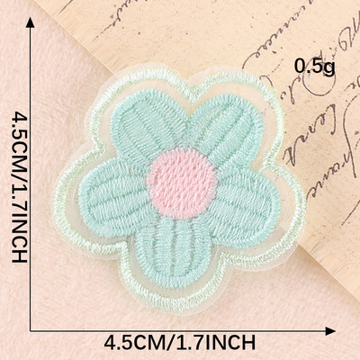 Lipdukas Spalvingas siuvinėjimo pleistras rūbams Gėlės Lyginti pleistrai Šilumos perdavimo lipdukai ant drabužių „pasidaryk pats“ aplikacijos