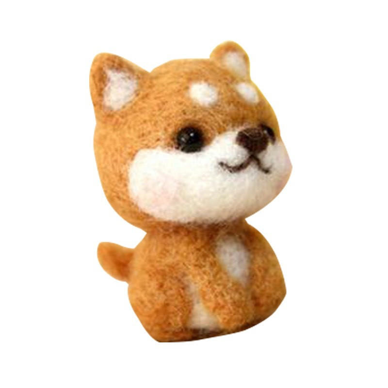 Vāveres Dzīvnieku vilnas filcs kule Materiāls Soma DIY Vilna Filcs Poke Jauki Bērnu komplekti Pieaugušajiem Roku darbs Meiteņu amatniecība Plīša lelle